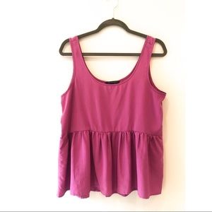 {American Eagle} Purple Blouse Tank Top Sz Med
